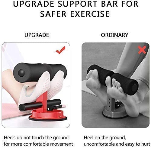 Sit Up Assistant Device Bar| Fitness Exercise Device with Self Suction