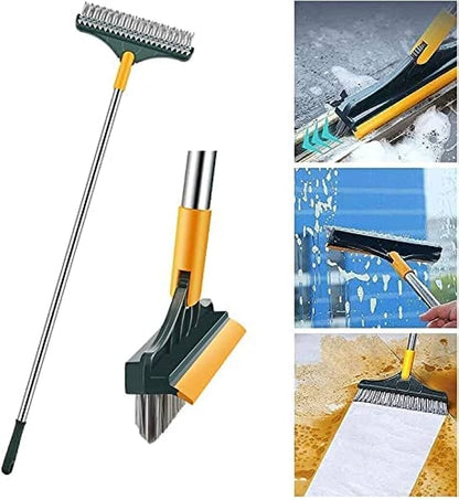 Wiper Brush 2 in 1 Tiles Cleaning Brush Floor Scrub & Bathroom Brush