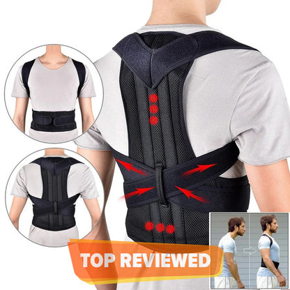 Back Support Belt for Posture Correction and Pain Relief (Men and Women)