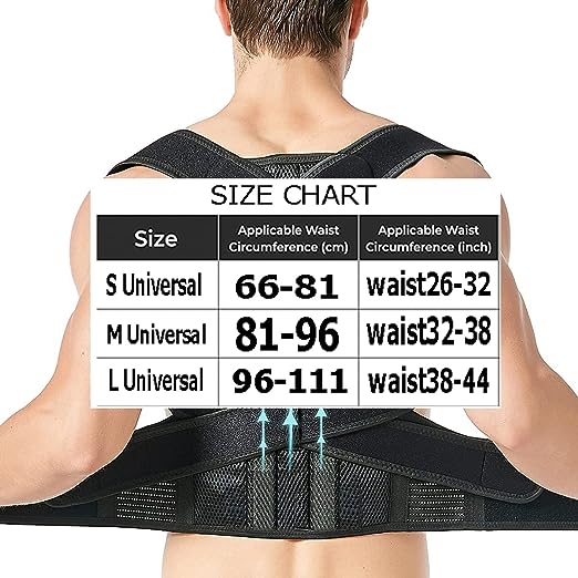 Back Support Belt for Posture Correction and Pain Relief (Men and Women)