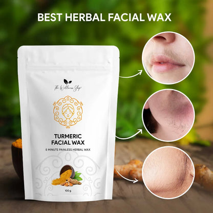 🔥HOT SALE - 50% OFF🔥Turmeric Facial Wax - 5 Minute