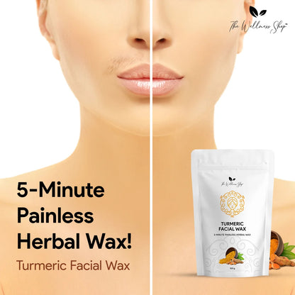 🔥HOT SALE - 50% OFF🔥Turmeric Facial Wax - 5 Minute