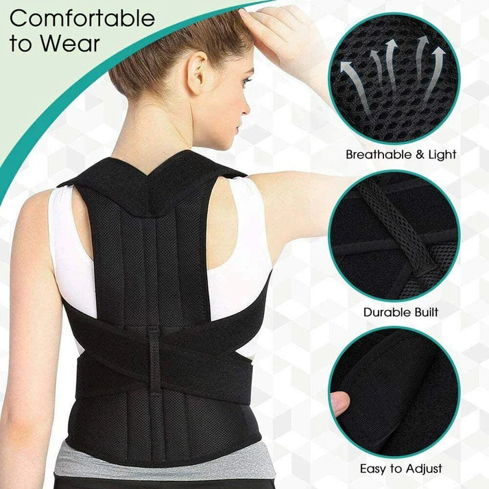 Back Support Belt for Posture Correction and Pain Relief (Men and Women)