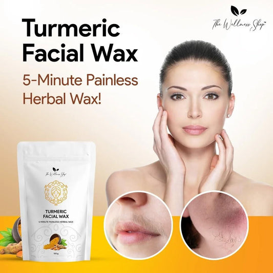 🔥HOT SALE🔥 (Buy 1 Get 1 Free)Turmeric Facial Wax - 5 Minute