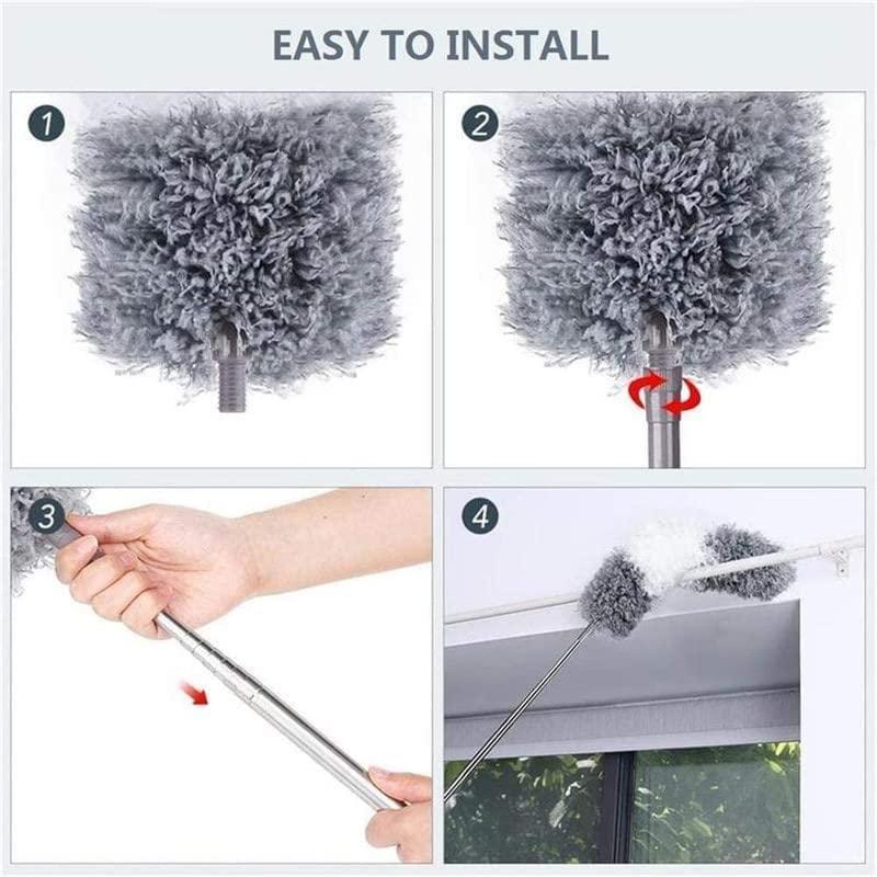 DusterPro™ Microfiber 100 Inch Extendable Fan Cleaning Duster Pro